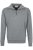 HAKRO 451 Comfort Fit Half-Zip Sweater grijs, Melange