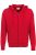 HAKRO Comfort Fit Hooded sweatshirt rood, Effen