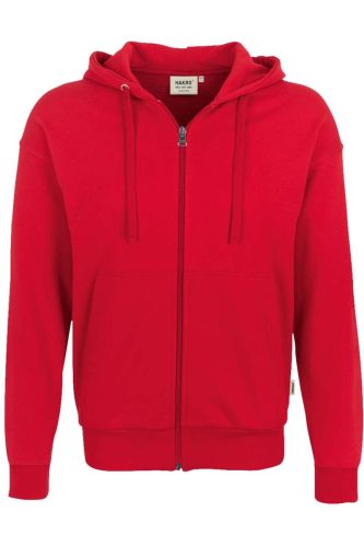 HAKRO Comfort Fit Hooded sweatshirt rood, Effen