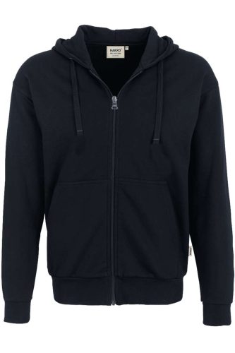 HAKRO Comfort Fit Hooded sweatshirt zwart, Effen