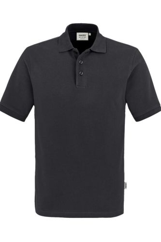 HAKRO Regular Fit Polo shirt Korte mouw Koolstof