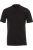 Casa Moda T-Shirt V-hals Dubbel pak zwart, Effen