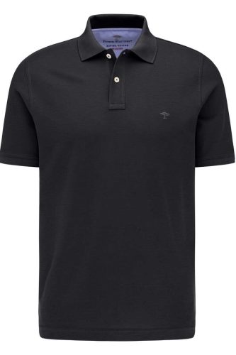 Fynch-Hatton Casual Fit Polo shirt Korte mouw zwart