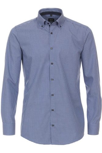 Venti Modern Fit Overhemd blauw, Ruit