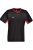 TRIGEMA Comfort Fit T-Shirt V-hals zwart, Effen