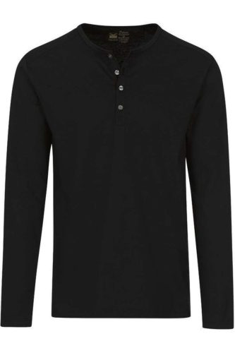 TRIGEMA Comfort Fit Longsleeve zwart, Effen