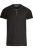 TRIGEMA Slim Fit T-Shirt Henley kraag zwart, Effen