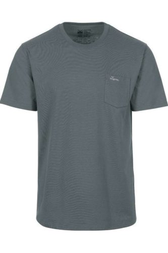 TRIGEMA Slim Fit T-Shirt ronde hals olijf, Effen