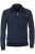 Casa Moda Casual Casual Fit Half-Zip Sweater zwart/blauw, Motief