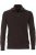 Casa Moda Casual Fit Half-Zip Sweater bruin, Effen