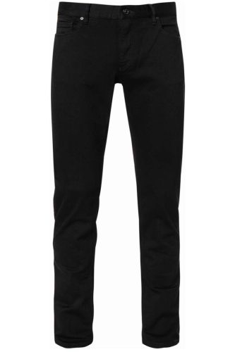 Alberto Slim Fit Jeans zwart, Effen