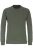 Casa Moda Casual Regular Fit Sweatshirt ronde hals groen, Effen