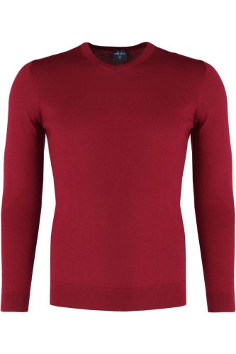 Marvelis Casual Modern Fit Trui V-hals barolo, Effen