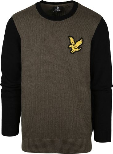 Lyle & Scott Trui Logo Olijfgroen