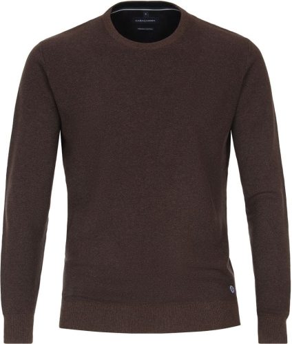 Casa Moda Pullover O-Hals Melange Geel