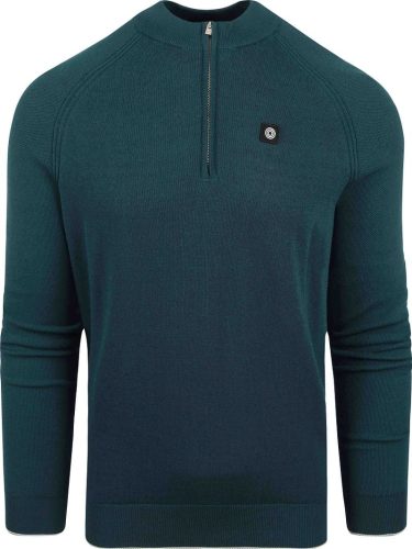 Blue Industry Half Zip Trui Donkergroen