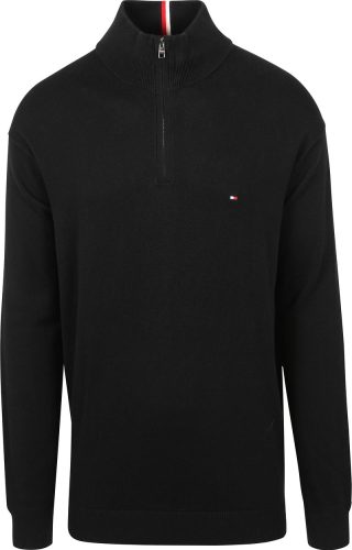 Tommy Hilfiger Big & Tall Half Zip Trui Zwart