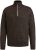 Vanguard Trui Half Zip Wol Bruin