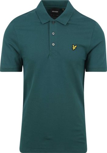 Lyle and Scott Polo Plain Donkergroen