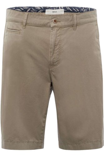 Brax Regular Fit Bermuda groen, Effen