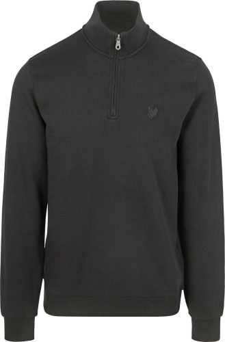 Lyle & Scott Half Zip Pullover Tonal Zwart