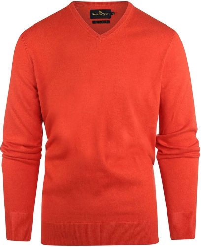 Steppin’ Out Trui Cotton Cashmere V-hals Rood