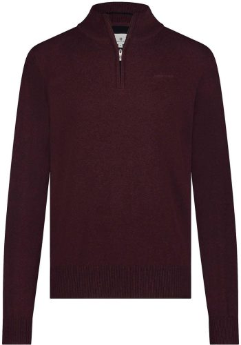 State Of Art Half Zip Trui Bordeaux