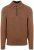 State Of Art Half Zip Trui Melange Camel Bruin