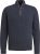 Vanguard Trui Half Zip Structuur Wolmix Navy