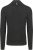 Profuomo Half Zip Pullover Merinowol Zwart