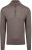 Profuomo Half Zip Pullover Luxury Bruin