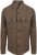 Profuomo Textured Overshirt Wol Bruin