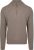 Steppin’ Out Half Zip Trui Merinowol Taupe