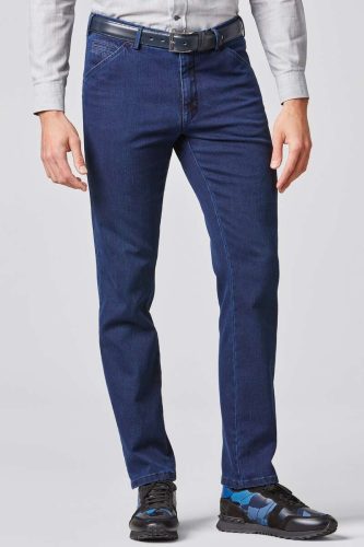 Meyer Modern Fit Jeans donkerblauw, Effen