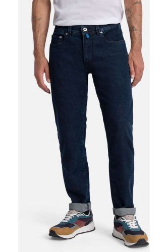 Pierre Cardin Lyon Tapered Fit Jeans blauw, Effen