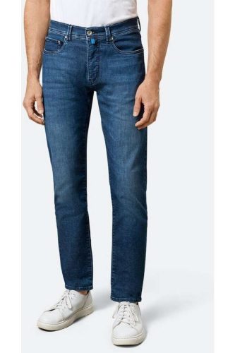 Pierre Cardin Tapered Fit Jeans blauw, Effen