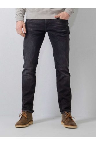 Petrol Industries Tapered Fit Jeans zwart, Effen