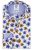 R2 Amsterdam Modern Fit Overhemd wit/blauw, Bloemen