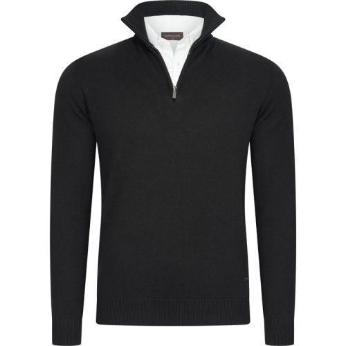 Cappuccino Italia Mock zip pullover