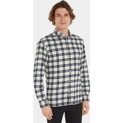 Tommy Hilfiger Casual hemd lange mouw brushed easy check rf shirt mw0mw37207/0qy