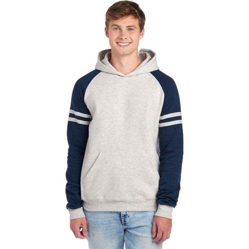 Jerzees Colours Heren colour block nublend hoodie