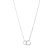 Isabel Bernard Kettingen – Saint Germain Loulou 14 Karat Necklace With Circle in silver