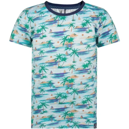 B.Nosy Jongens t-shirt palmtree print limit ao