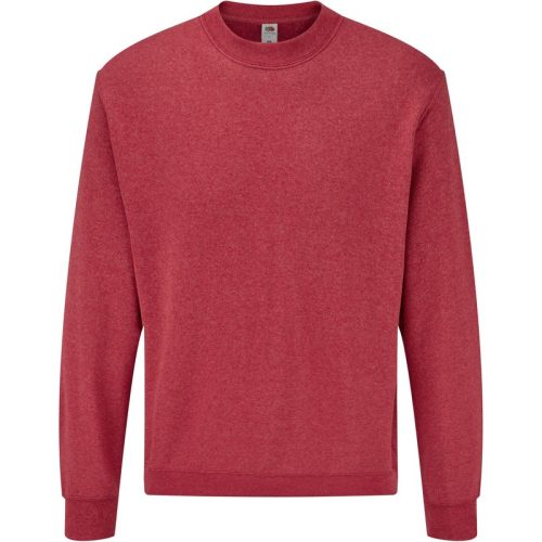 Fruit of the Loom Heren klassiek ingelegd sweatshirt