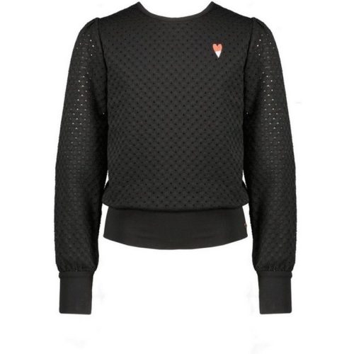 NoNo Meisjes sweater koss anthracite