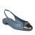 Stuart Weitzman Loafers – Sleek Bow Slingback Flat Ballerina in blauw