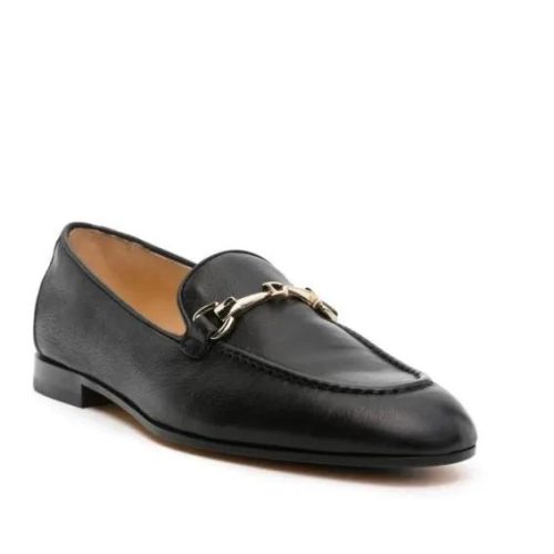 Doucal’s Loafers – Horsebit-Detail Leather Loafers in zwart