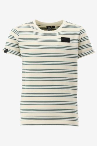 Indian blue t-shirt t-shirt indian stripe badge