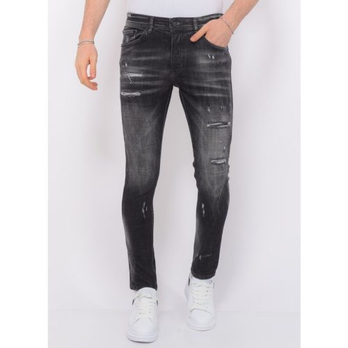 Local Fanatic Stonewashed ripped jeans slim fit