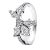 Pandora Ringen – Herbarium cluster sterling silver ring withcubic z in silver